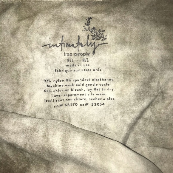 Sold!! NWOT Free People Brami Green Tie Dye Tank - Picture 8 of 8